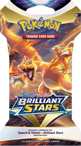Pokemon, Sleeved Boster, Sword & Shield, Sword & Shield: Brilliant Stars Sword & Shield: Brilliant Stars - Sleeved Booster Pack - Trading Card World